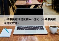 小红书关键词优化和seo优化（小红书关键词优化软件）